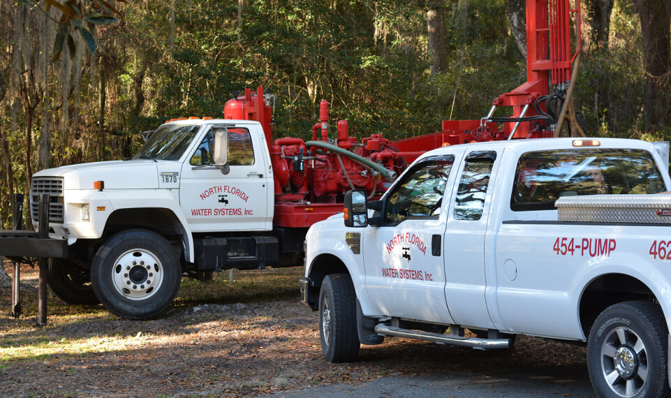 North Florida Water Systems, Inc trucks